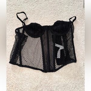 Urban outfitters out from under women’s mesh corset